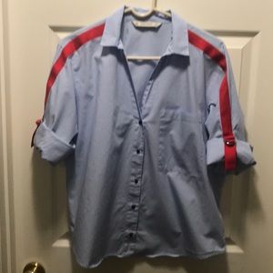 Zara oversized button-down shirt